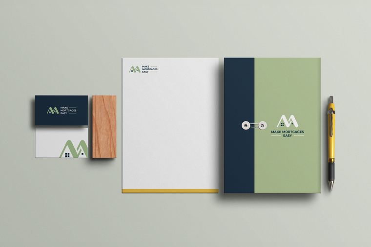 Make Mortgages Easy branded stationery